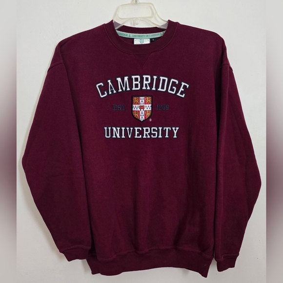 Unisex Offically Licensed Cambridge University Crewneck Sweatshirt Large England - Picture 1 of 5